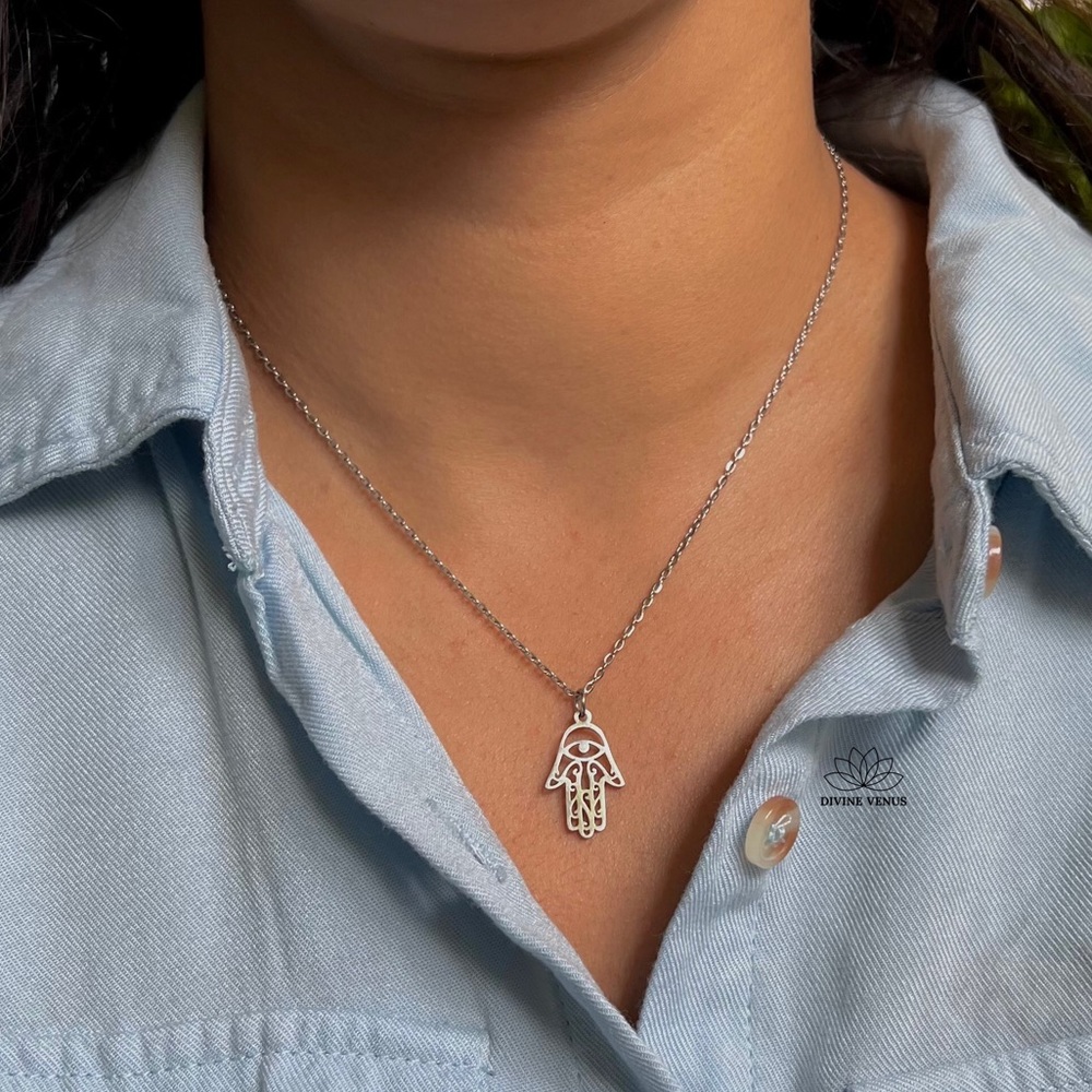 Hamsa Necklace | Stainless Steel